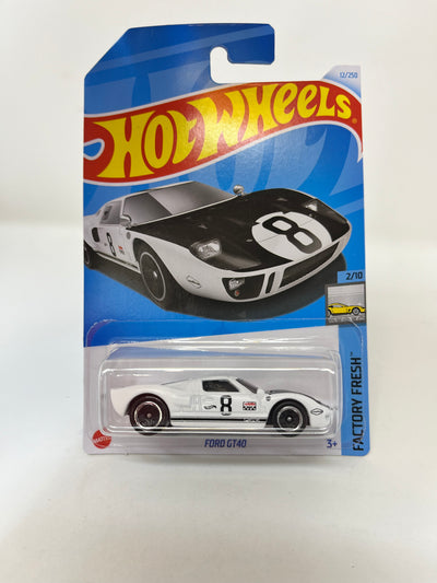 Ford GT40 #12 * White * 2024 Hot Wheels Basic Case A