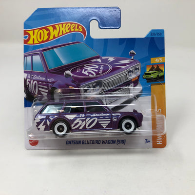 Datsun Bluebird Wagon 510 * Purple * 2023 Hot Wheels Basic Short Card Case P