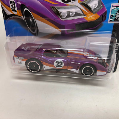 '76 Greenwood Corvette #11 * Purple * 2024 Hot Wheels Basic Short Card Case A