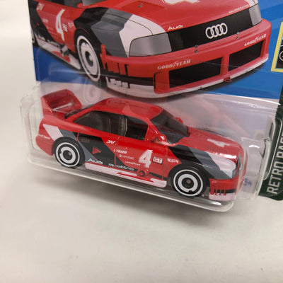 Audi '90 Quattro #77 * RED * 2024 Hot Wheels Basic Short Card Case A