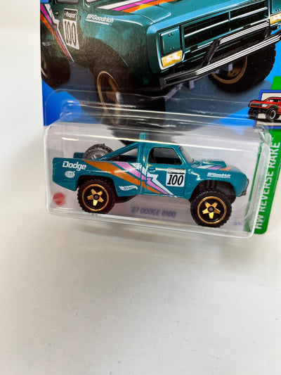 '87 Dodge D100 #38 * Teal * 2024 Hot Wheels Basic Case B