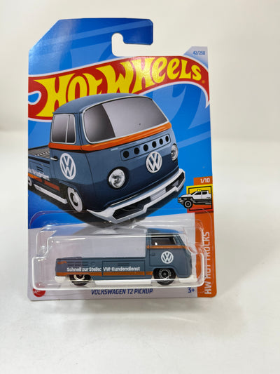 Volkswagen T2 Pickup #42 * Steel Blue * 2024 Hot Wheels Basic Case B