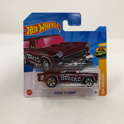Classic '55 Nomad #243 * Red * 2024 Hot Wheels Basic Short Card Case A