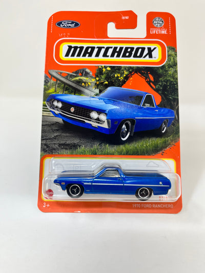 1970 Ford Ranchero #83 * BLUE * 2024 Matchbox Case B
