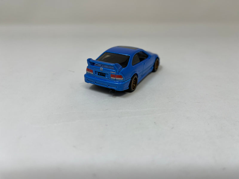 Honda Civic Si * Hot Wheels 1:64 scale Custom Build w/ Rubber Tires