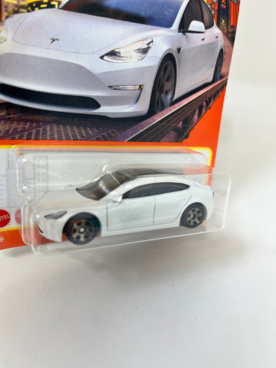 Tesla Model 3 #53 * WHITE * 2024 Matchbox Case B