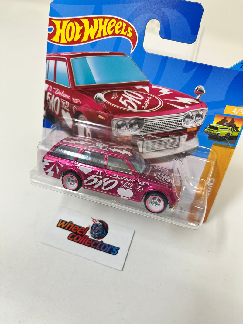 Datsun Bluebird Wagon 510 * 2023 Hot Wheels Super Treasure Hunt Short Card
