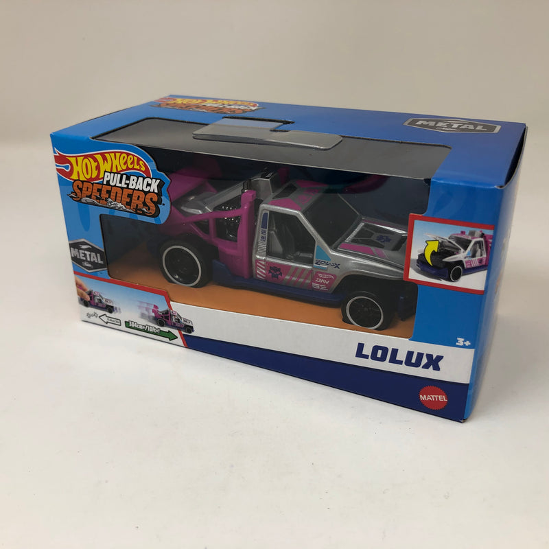 Lolux * 2023 Hot Wheels Pull-Back Speeders 1:43 scale