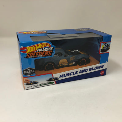 Muscle and Blown * 2023 Hot Wheels Pull-Back Speeders 1:43 scale