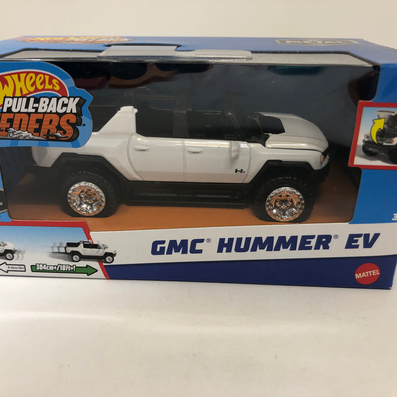 GMC Hummer EV * 2023 Hot Wheels Pull-Back Speeders 1:43 scale