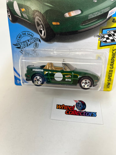 '91 Mazda MX-5 Miata * Green * 2019 Hot Wheels * Gamestop Only