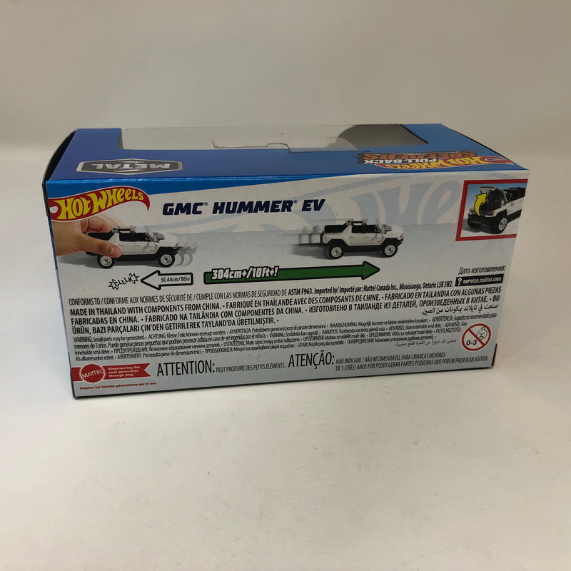 GMC Hummer EV * 2023 Hot Wheels Pull-Back Speeders 1:43 scale