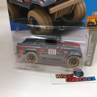 Jeep Scrambler #233 * Grey * 2023 Hot Wheels Case P