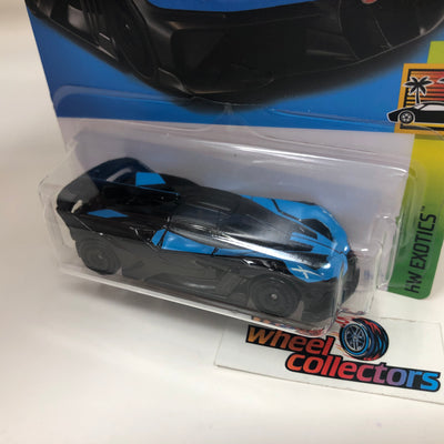 Bugatti Bolide #213 * Black/Blue * 2023 Hot Wheels Case P