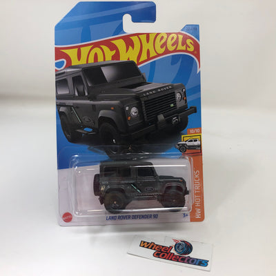 Land Rover Defender 90 #227 * Dark Grey * 2023 Hot Wheels Case P