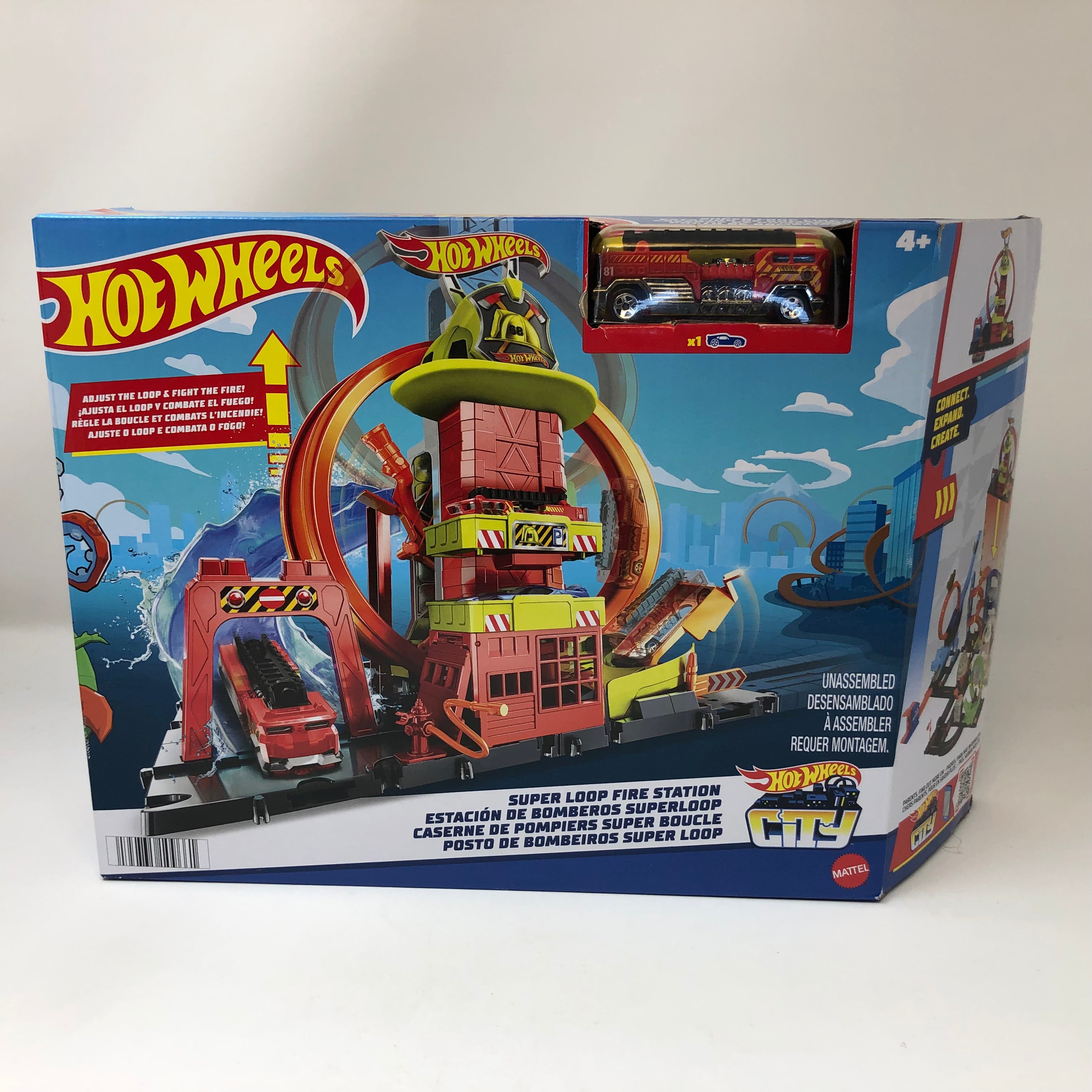 Super Loop Fire Station * Hot Wheels City Track Pack – Wheelcollectors LLC