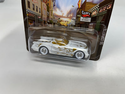 '55 Corvette * White * Hot Wheels Boulevard