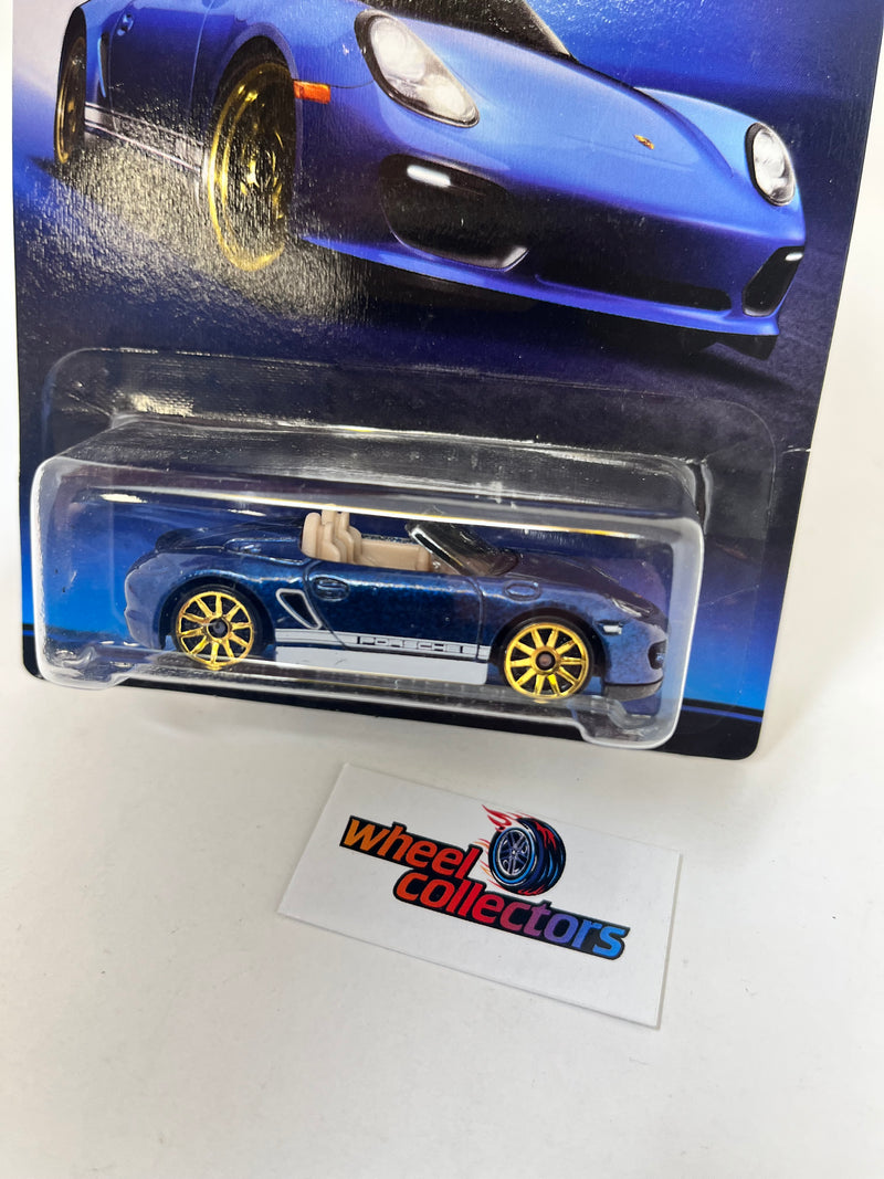 Porsche Boxster Spyder * BLUE * Hot Wheels Store Exculsive Porsche Series