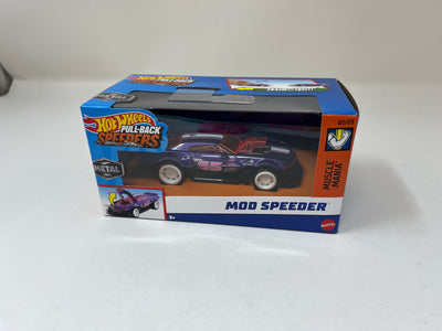 Mod Speeder * Purple * 2024 Hot Wheels Pull-Back Speeders 1:43 scale