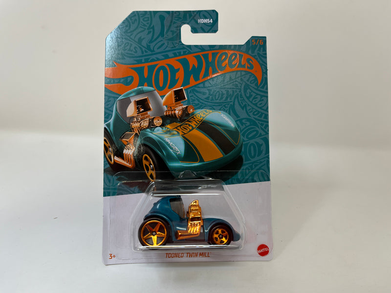 Tooned Twin Mill * 2024 Hot Wheels Pearl & Chrome 56th Anniversary