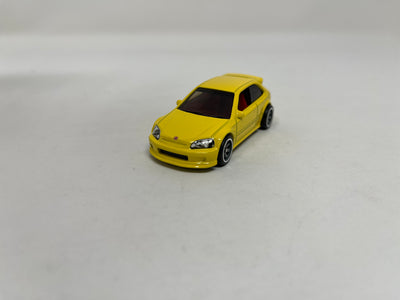 '99 Honda Civic Type R (EK9) * Hot Wheels 1:64 scale Custom Build w/ Rubber Tires