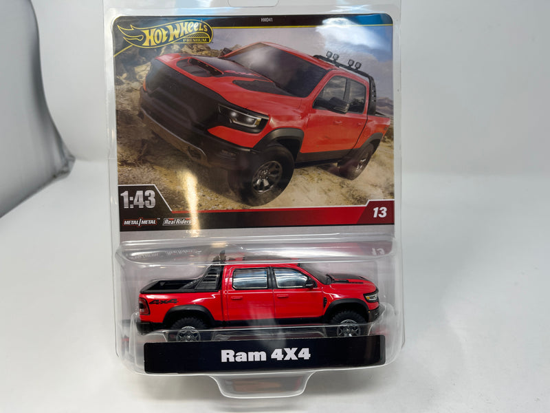 RAM 4x4 * Red * 2024 Hot Wheels 1:43 Scale Series Case E