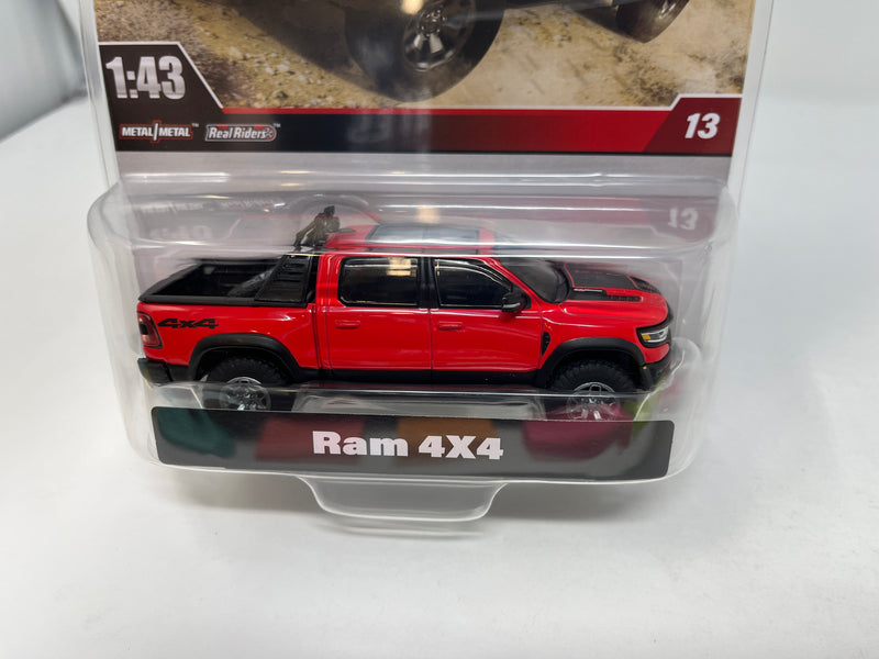 RAM 4x4 * Red * 2024 Hot Wheels 1:43 Scale Series Case E