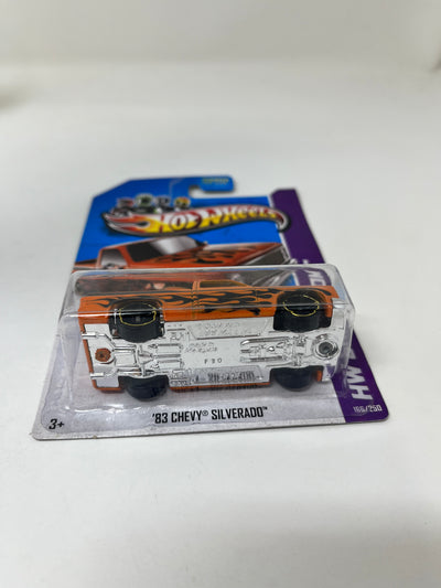'83 Chevy Silverado #166 * Orange * 2013 Hot Wheels