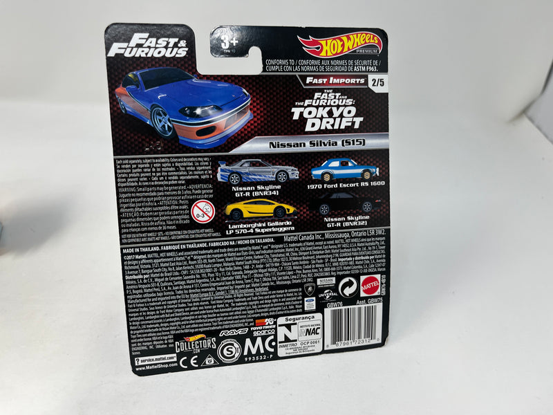 Nissan Silvia S15 * Hot Wheels Premium Fast & Furious Fast Imports