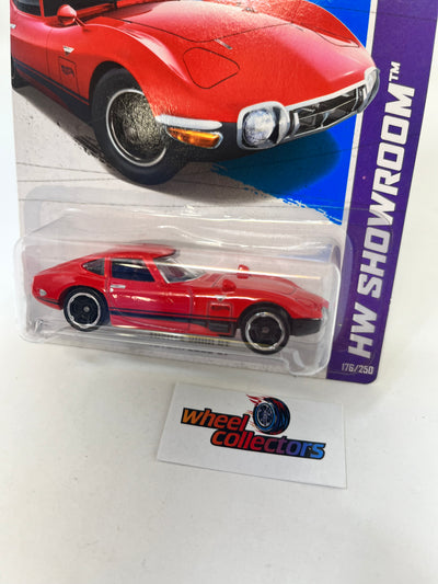Toyota 2000 GT #176 * RED * 2013 Hot Wheels