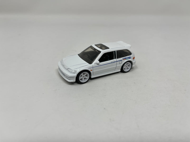 Honda Civic EF Greddy * Hot Wheels 1:64 scale Custom Build w/ Rubber Tires