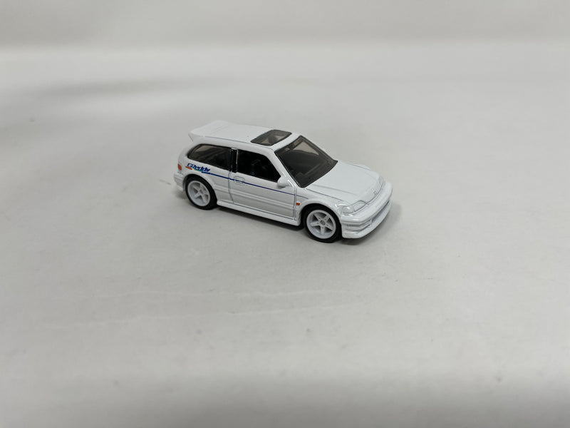 Honda Civic EF Greddy * Hot Wheels 1:64 scale Custom Build w/ Rubber Tires