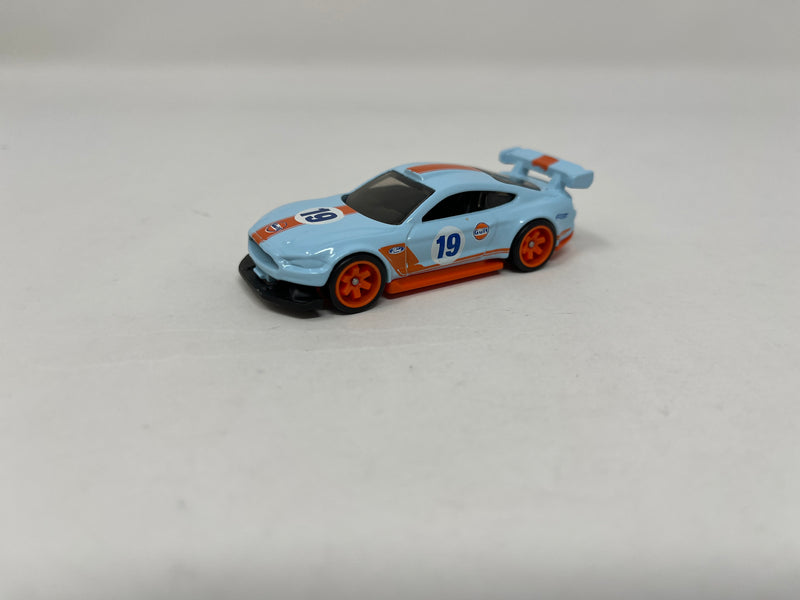 2018 Ford Mustang GT Gulf * Hot Wheels 1:64 scale Custom Build w/ Rubber Tires