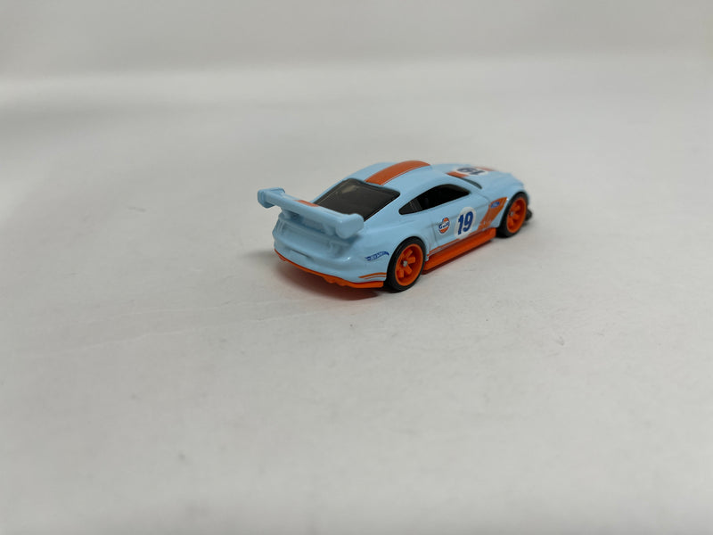 2018 Ford Mustang GT Gulf * Hot Wheels 1:64 scale Custom Build w/ Rubber Tires