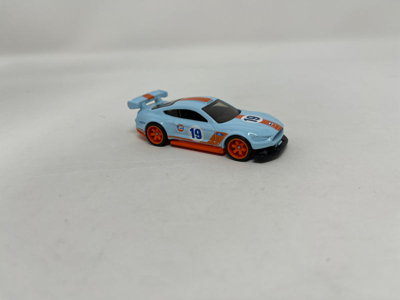 2018 Ford Mustang GT Gulf * Hot Wheels 1:64 scale Custom Build w/ Rubber Tires