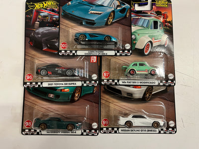 5 Car Set from Case V * 2024 Hot Wheels Boulevard Case V