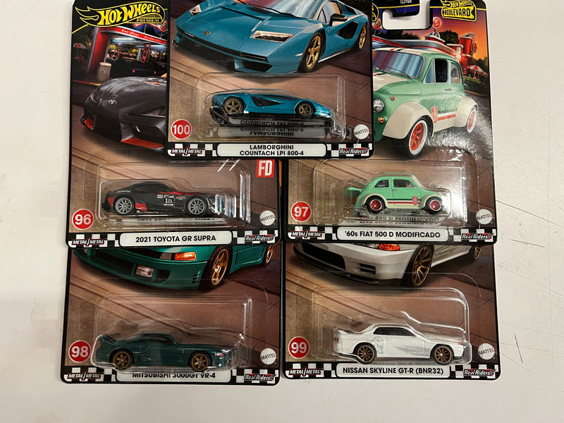 5 Car Set from Case V * 2024 Hot Wheels Boulevard Case V