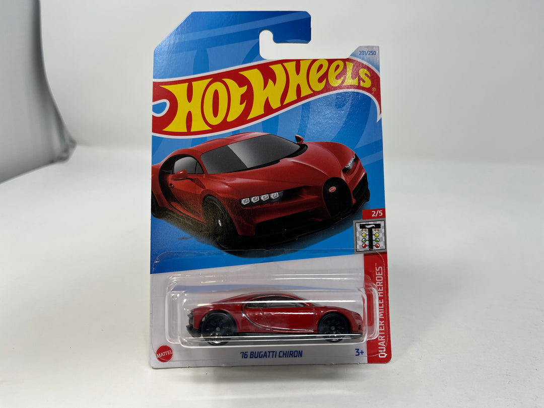 16 Bugatti Chiron 201 RED 2024 Hot Wheels Basic Case M Wheelcollectors LLC