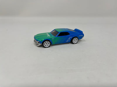 1969 Ford Mustang Boss 302 * Hot Wheels 1:64 scale Custom Build w/ Rubber Tires