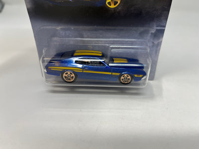 '72 Ford Gran Torino Sport #6 * Blue * Hot Wheels American Steel Walmart Series