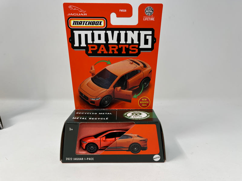 2022 Jaguar I-Pace * ORANGE * 2024 Matchbox Moving Parts Case P