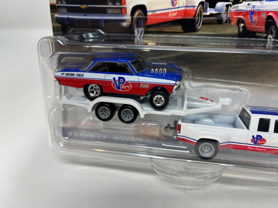 '88 Chevy Silverado 3500 & '63 Nova * 2024 Hot Wheels Team Transport Case C