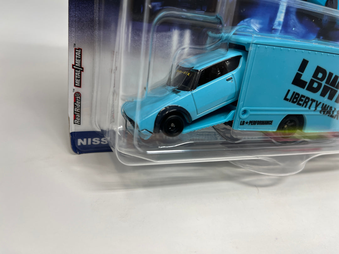 Nissan Skyline 2000GT-R LBWK & Hauler * 2024 Hot Wheels Team Transport Case  C