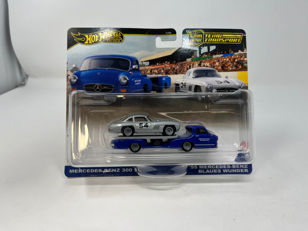 Mercedes-Benz 300 SL & '55 Blaues Wunder * 2024 Hot Wheels Team