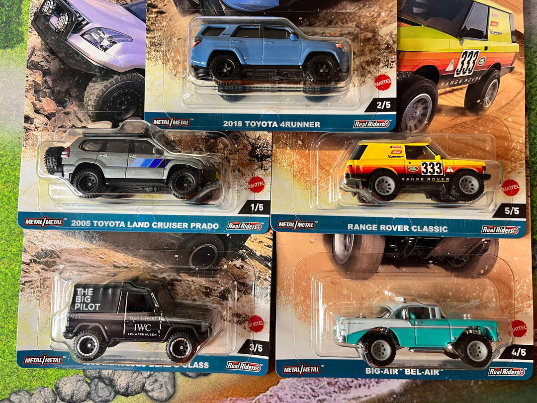 Off Road Complete Car Set 2023 Hot Wheels Car Culture Case F