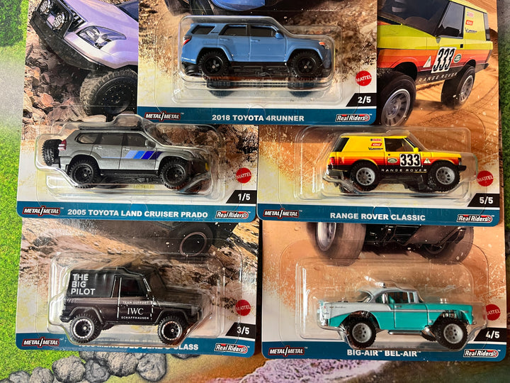 Off Road Complete 5 Car Set 2023 Hot Wheels Car Culture Case F Wheelcollectors LLC