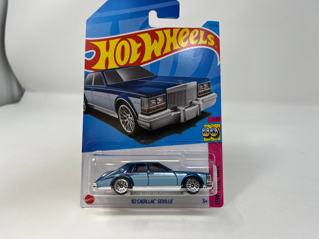 82 Cadillac Seville #75 * Blue* 2023 Hot Wheels – Wheelcollectors LLC