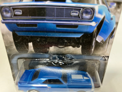 '68 Copo Camaro * Blue * Hot Wheels Car Culture Redliners