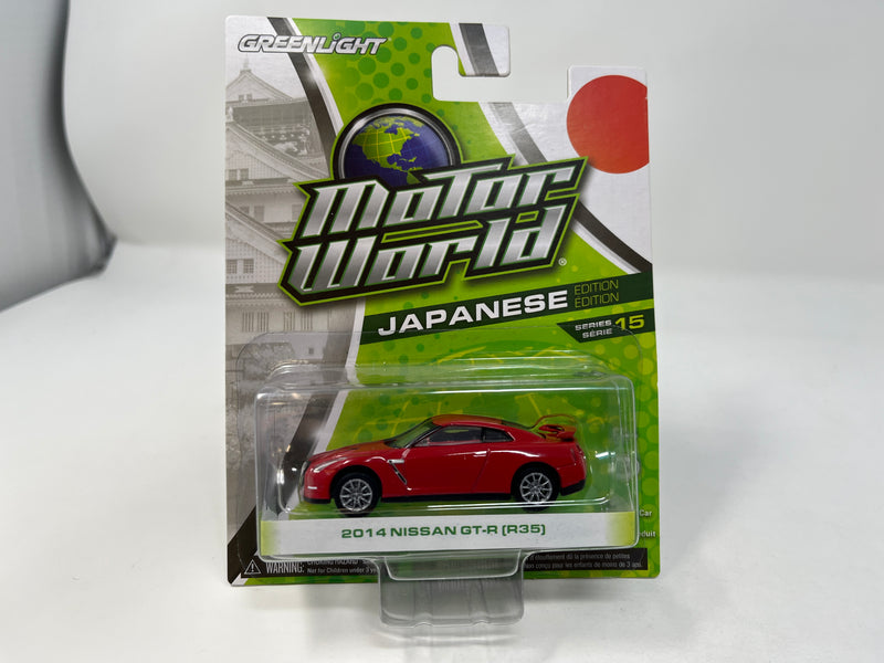 2014 Nissan GT-R R35 * RED * Greenlight Motor World