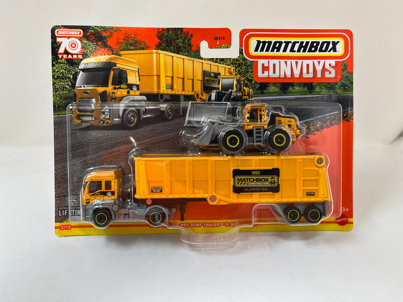 Ford Cargo & Dump Trailer * Matchbox Convoys Series Case K